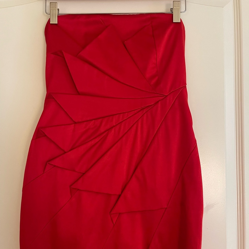 Karen Millen Red Dress Size 4 (2 US)